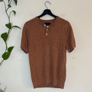 Bonobos Brown Henley Shirt
